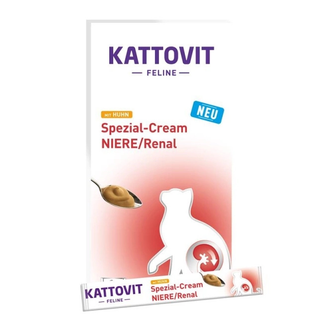 Kattovit Pasta Renal Cream z kurczakiem 6x15g