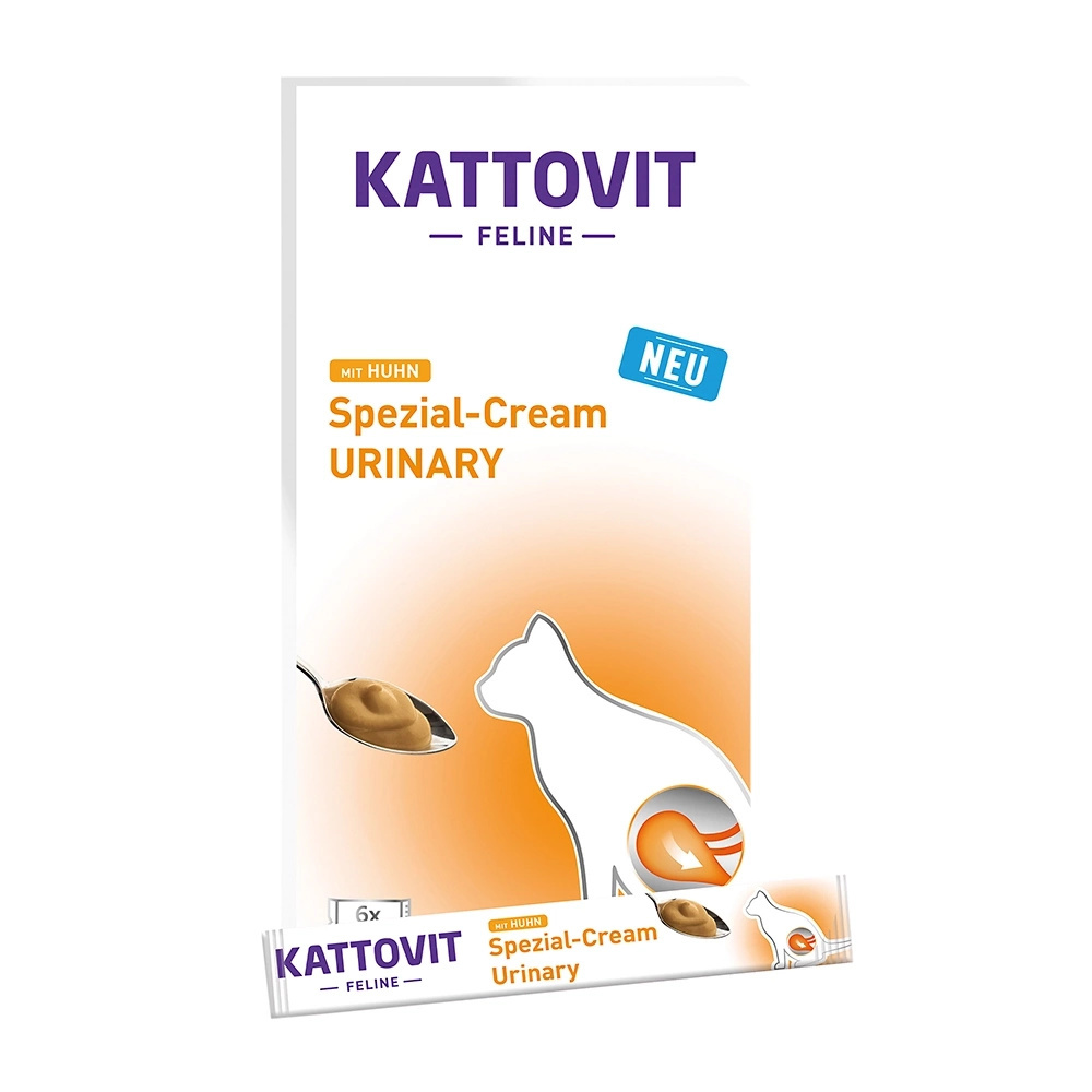 Kattovit Pasta Urinary Cream z kurczakiem 6x15g