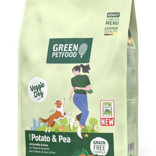 GREEN PETFOOD VeggieDog Grainfree – Karma wegetariańska dla psów, 10 kg